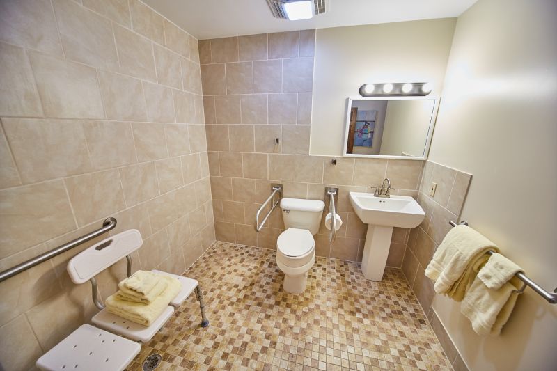 Walk-in Shower with Built-in Seating